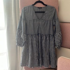 Madewell Gingham Dress SZ S